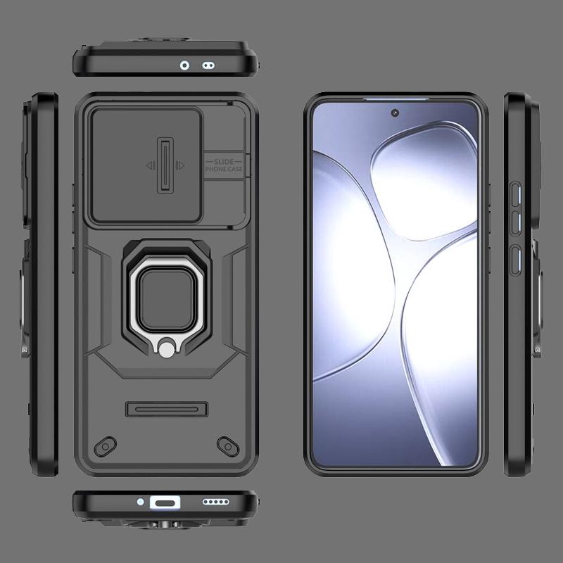 For Redmi K70 Ultra Cover Redmi K70 Ultra Case 6.67 inch Lens Protection Shockproof Push window Magnetic Holder Bumper