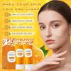 Orange Enzymes Whitening Exfoliating Gel | Dead Skin Removal & Deep Cleansing Facial Scrub | Moisturizing Brightening Gel for Face & Body (Pack O