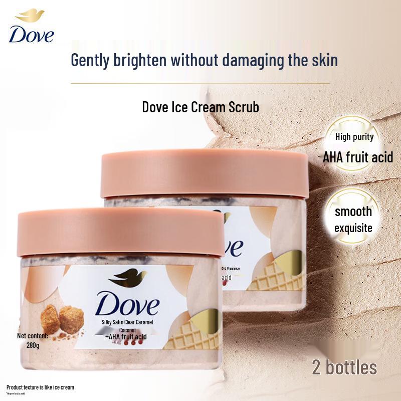 Dove Brown Sugar & Coconut Body Scrub (2 x 280g)