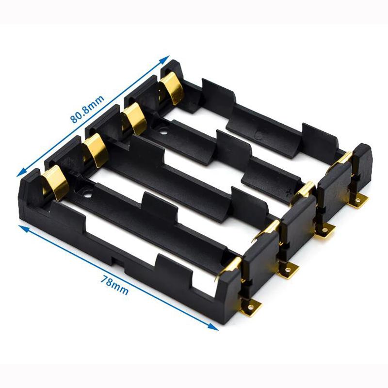 1X 2X 3X 4X Solt 18650 Battery Holder 18650 SMD Battery Box Storage Case Container Power Bank With Bronze Pins Rechargeable SMT