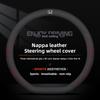 AAAHG1 Car Styling Leather Steering Wheel Cover Accessorie For Civic FIT Accord Prelude CRV 5th City CRZ CRX Jazz HRV Odyssey
