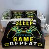 Game controller and text. Bedding sets Duvet cover sets Duvet covers Pillowcases(1*Duvet Cover 2*Pillowcases without duvet insert)