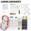 Large Capacity Pencil Case Standing Multi-Layer Pencil Pouch Bag Stationery Bag Organizer Pencilcase Pencil Bag