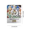 2026 Medieval Cat Mindful Magic Wall Calendar Funny Strange Ugly Cat Daily Weekly Monthly Agenda Planner Home Office Decor
