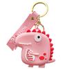 Adorable Dinosaur Silicone Coin Purse & Keychain - Kids' Storage Pouch