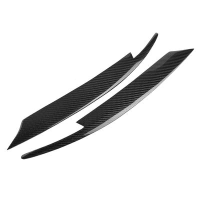 2Pcs Car Headlight Carbon Fiber Eyelids Eyebrows for Subaru Impreza WRX STI 20082011