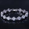 Super Flash Zircon Bracelet, Simple And Popular Temperament, Women'S Hand Jewelry, Multi-Color Optional