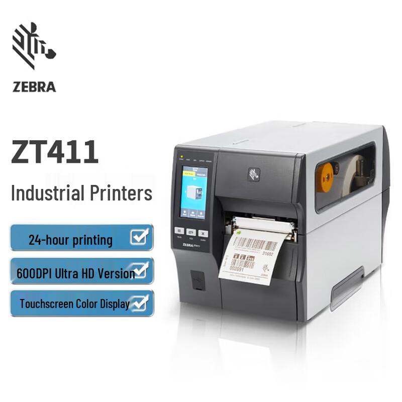 Zebra ZT411 Industrial Thermal Transfer Label Printer