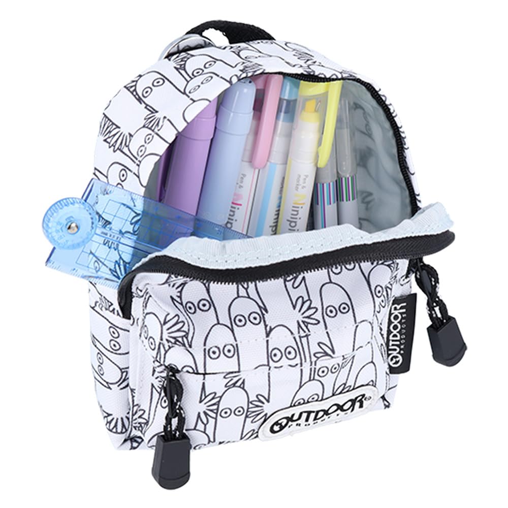 Sunstar Stationery Moomin Pencil Case OUTDOOR Backpack Nyoronyoro S1426656