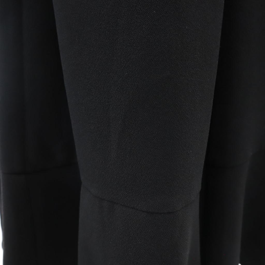 SNIDEL French sleeve Georgette flare mini dress black Women Used