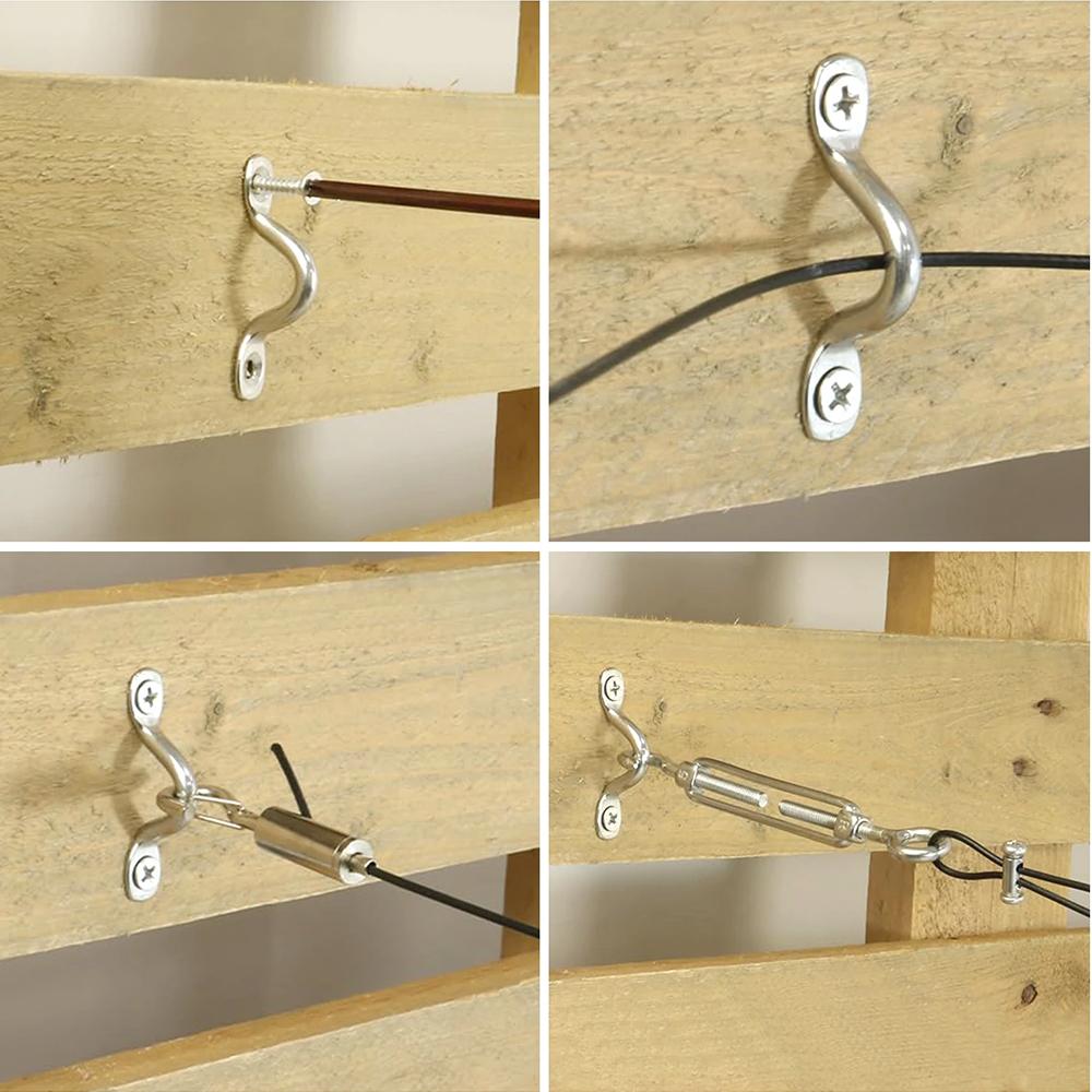 2-10 Stück M4-M8 Griff Edelstahl Drahtöse Öse Riemen Boot Marine Befestigung Fender Haken Markise Motoren Zubehör für Boot Yacht