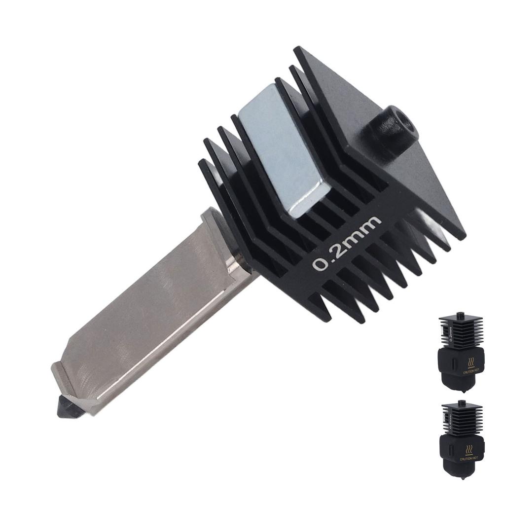 3D-Druckerende Abnehmbares Gehärteter Stahl Düsen-Kit Extruder Ersatzzubehör für Bambu Lab A1 A1 Mini