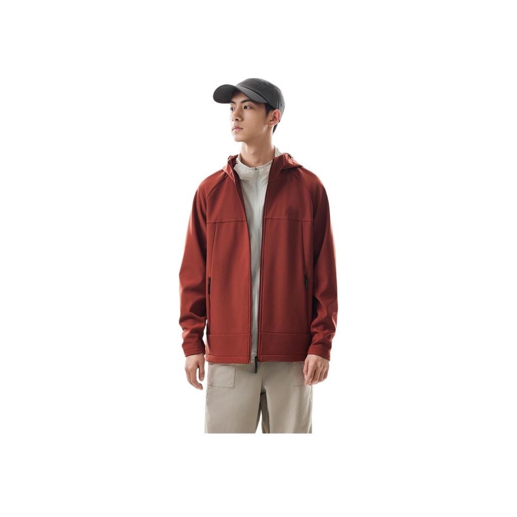 Anta Earth Shell 3.0 Outdoor Series Sports Casual Minimalist Solid Color Hooded Fleece Jacket Men Jackets 952536609-2