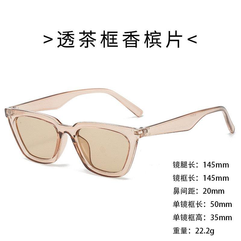Foreign Trade Retro Triangular Small Frame Cat Eye Sunglasses Sunglasses Shading Women'S Sunglasses