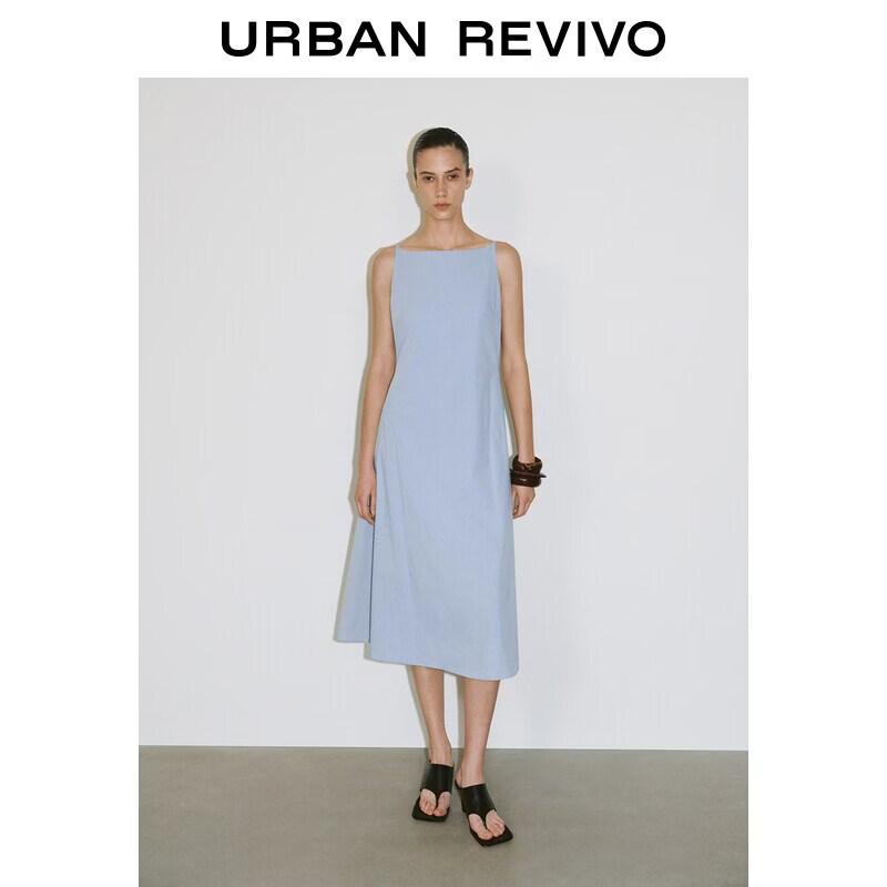 UR2026 Women's Boat Neck Commuter Dress