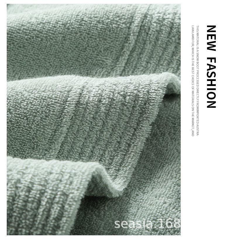 New Asia Terry Cotton Adult Absorbent Bathrobe - Unisex Couple Robe