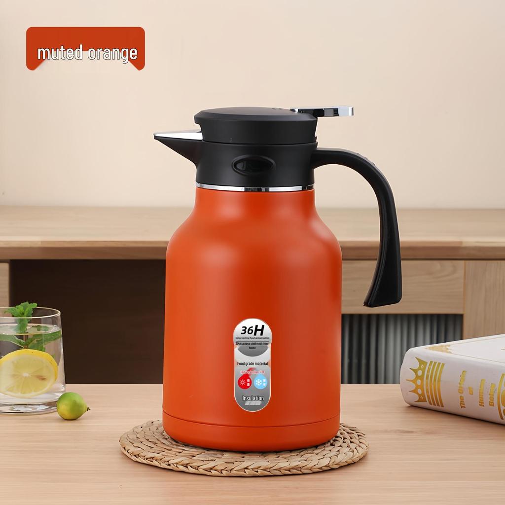 304 Stainless Steel Double-Layer Vacuum Insulated Hot Water Bottle - Large Capacity Flask for Home and Hotel