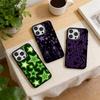 Creative Star  Phone Case For iPhone 17,16,15,14,13,12,11 Plus,Pro Max,XS,Colored Silver Plated Inside Cover