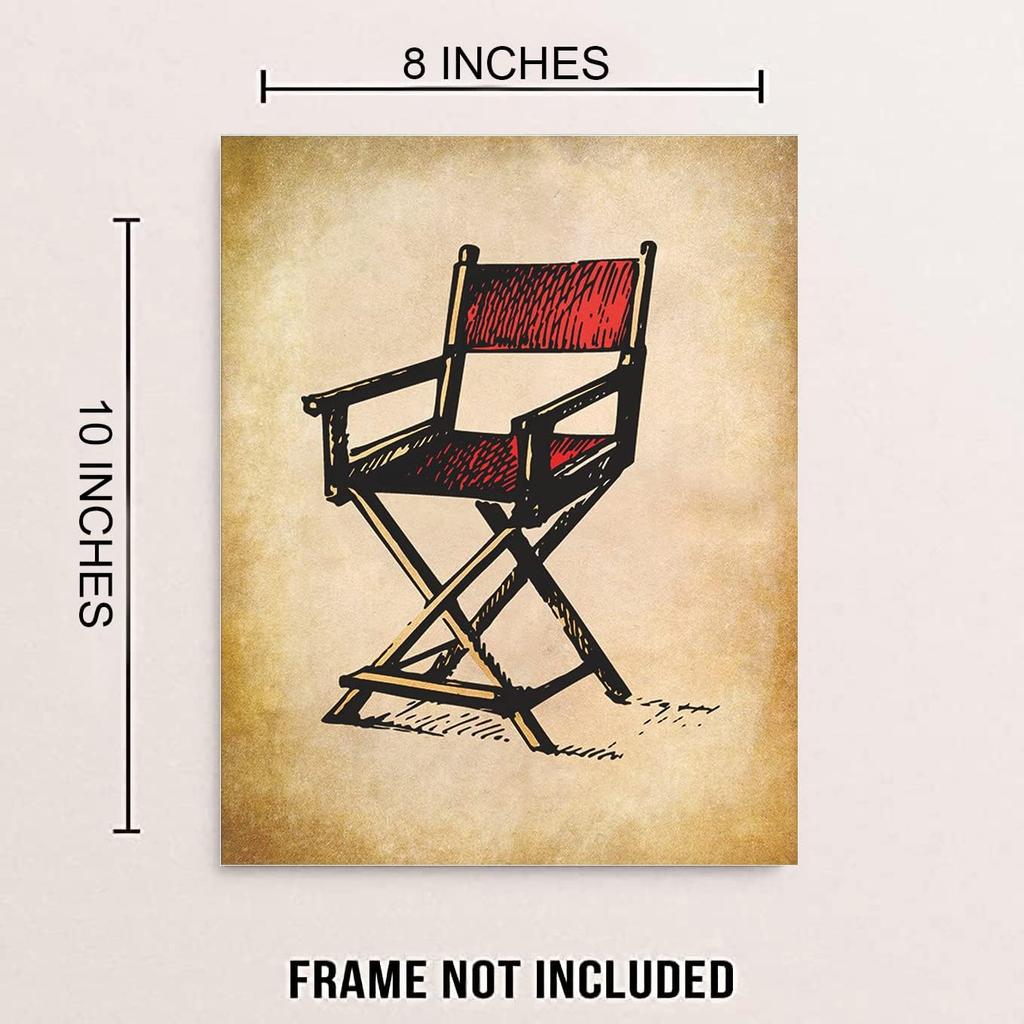 Vintage Movie Theater Wall Art, Home Theatre Feature Canvas Decor, Classic Film Reel Cinema Popcorn Posters, Retro Home Movie Theater Media Room Bar