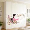 1/2Pcs Beautiful Girl Creative Wall Stickers Romantic Self Paste Murals Home Decor Wall Decor Home Decoration Accessories