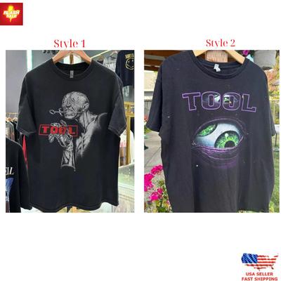 Tool Band Rare Design T-Shirt Black Short Sleeve Unisex Rock Music Graphic Tee Unisex T-Shirt