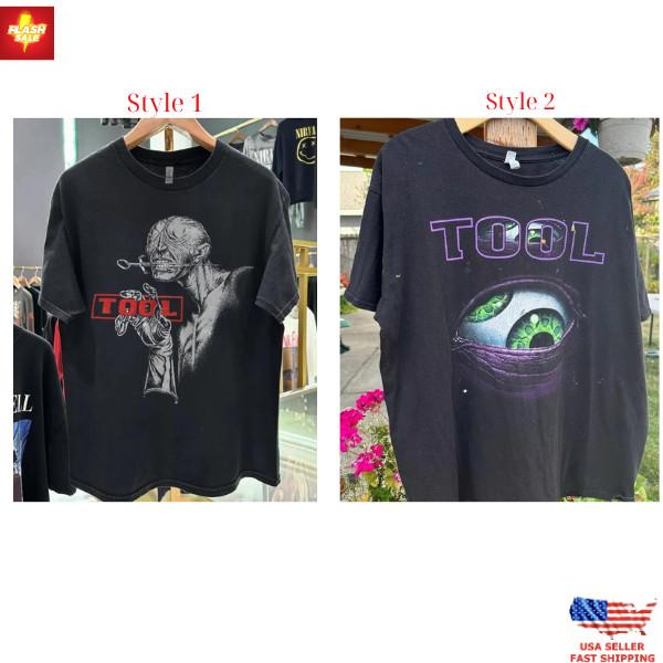 Tool Band Rare Design T-Shirt Black Short Sleeve Unisex Rock Music Graphic Tee Unisex T-Shirt M