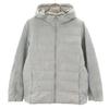 Seamless Ultra Light Down Jacket XL Gray Women Used