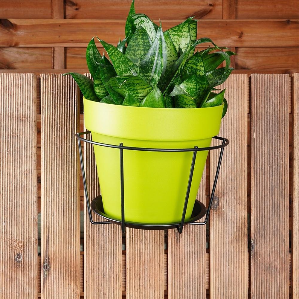 Uchwyt Doniczka Balkonowa Podstawka Wieszak na Balustradę Barierkę 29x22x24