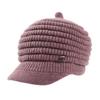 Women Winter Fleeced Warm Cap Beanies Knitted Peaked Hat