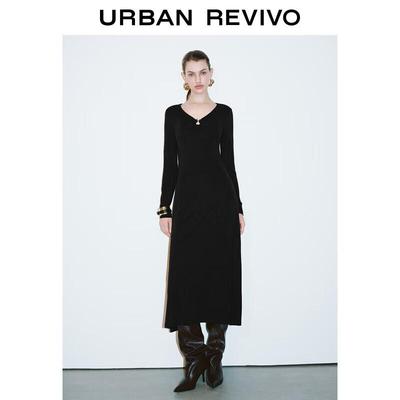UR Women's U-Ring Decor Slim Fit Dress