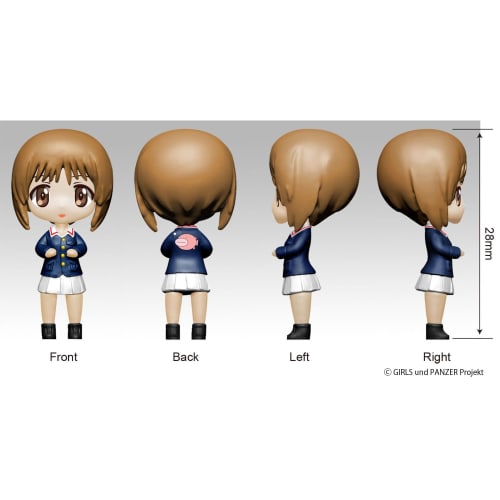 PLATZ Girls & Panzer 1/64 RC Battle Tank Series Panzer IV Ausf.H (Ausf.D Modified) Anglerfish Team Electric Radio Control GPRC-1