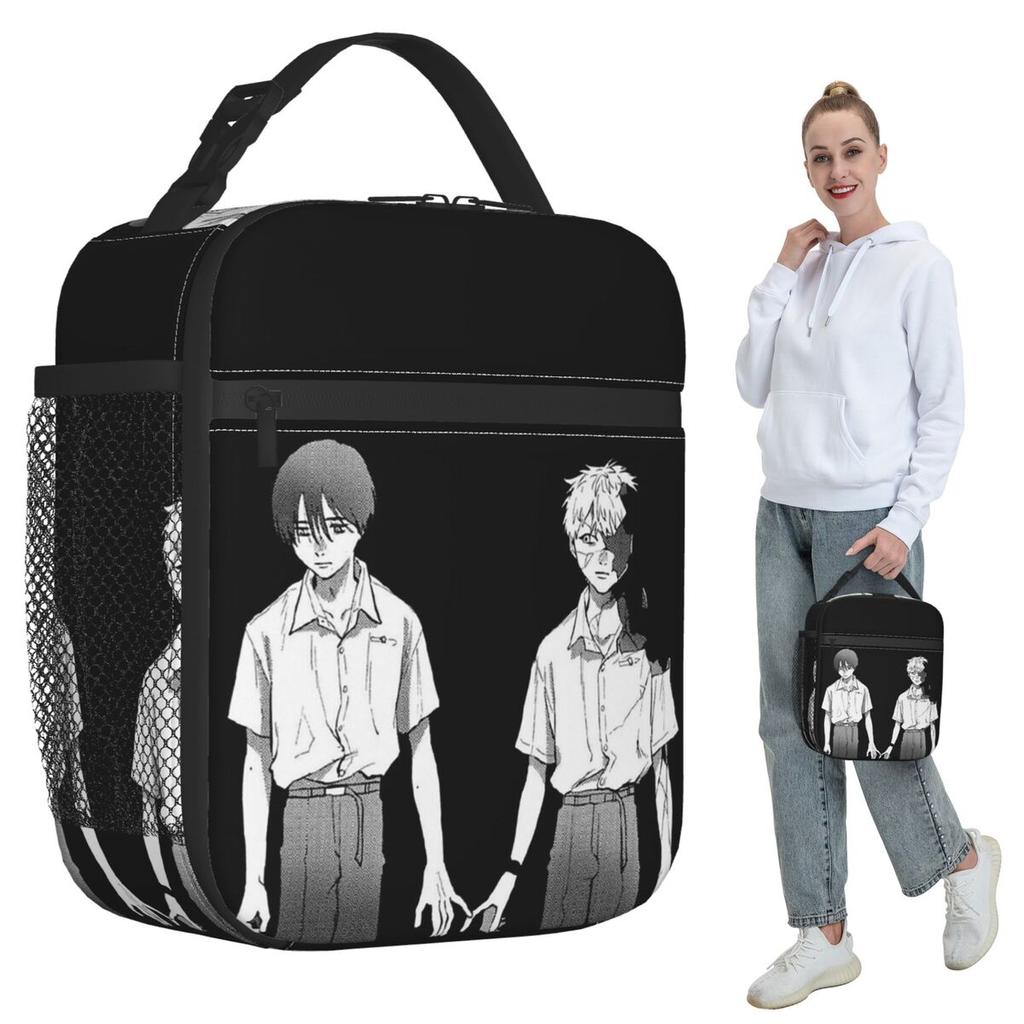 Die Sommer Hikaru Starb Anime Isolierte Lunchtasche für Damen Büro Kühltasche Thermische Lebensmittelbox Tragbare Lunchboxen Behälter