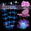 Aquarium Künstliche Pflanze Landschaft Aquarien Dekorationen für Aquarien Terrarium Garnelen Fluoreszierende Ornamente