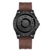 Creative Black Technology Men's Watch, Magnetic Levitation Ball Personalized Trend Mirrorless Quartz Watch