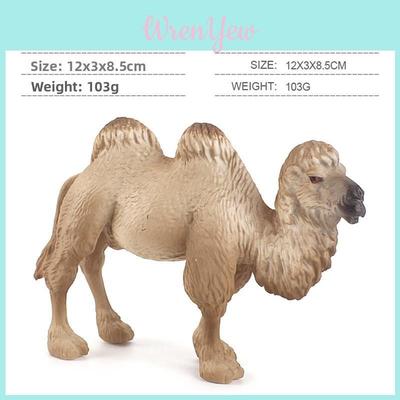 Animal Zoo Pvc Static Model Set With Desert Camels For Educational Display