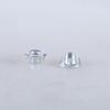 Four Jaw Threaded Inserts Corrosion Resistant T Nut Blind Pronged Tees 4 Jaw Tees Nuts for Wood Working Hardware