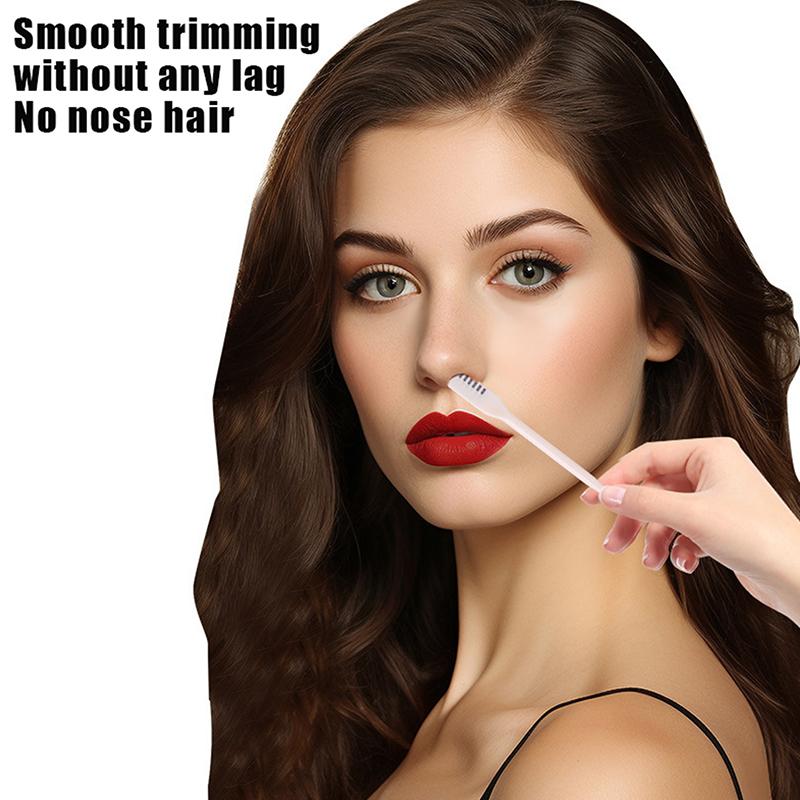 10Pcs Nose Hair Remover 360 Rotating Nasal Clippers Nose Hair Trimmer For Women Men Manual Double Sided Bladenose Hair Trimme