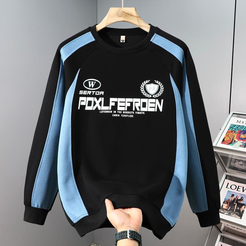 Plus Size 5XL-11XL Fashion Autumn Oversize Sweatshirts for Men Clothes Long Sleeve Tops Casual Men's Pullovers