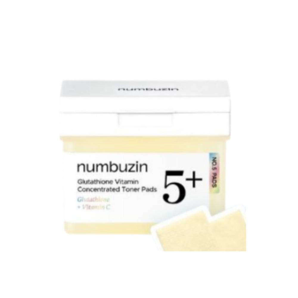 NumbuzIn Spot Brightening Toner Pad Refill Set No.5 Whitening & Hydrating Skincare (70 Sheets + refill 70 Sheets)