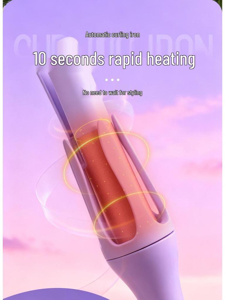 32mm Automatic Curling Iron with Negative Ion Technology for Big Waves and Hair Care