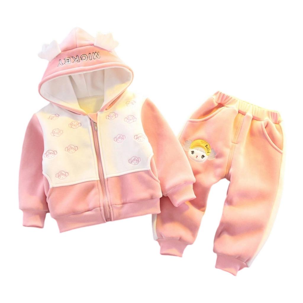 Kids Casual Long-Sleeve Set, Comfortable Daily Wear Outfits