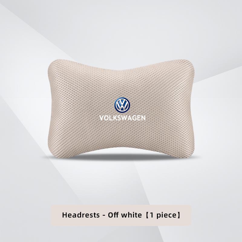 Car Seat Headrest Memory Cotton Core Neck Support Soft Pillow For VW Golf Polo Tiguan Touran Jetta Passat CC T5 GTI Caddy Arteon zf3