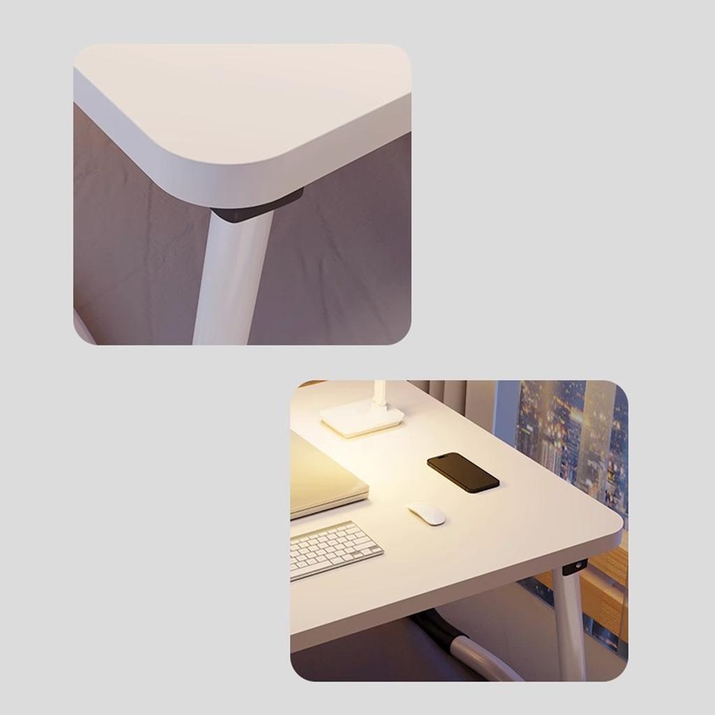 Posteľ na notebook Skladací prenosný posteľný stolík Stojan na podnos so zásuvkou na poháre na čítanie na pohovke