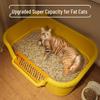 Anti-Splash Semi-Enclosed Cat Litter Box with Deodorant – Jumbo Size
