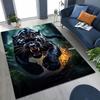 27 Style Wild Animal Leopard Cheetah Beast Cartoon Rug for Bedroom Living Room Sofa Home Doormat Decor, Kids Non-slip Floor Mat