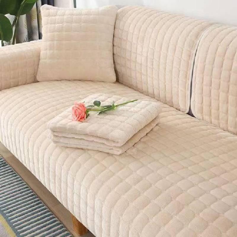 Simple Household Fabric Sofa Seat Pad With Enhanced Padding And Nonslip Surface