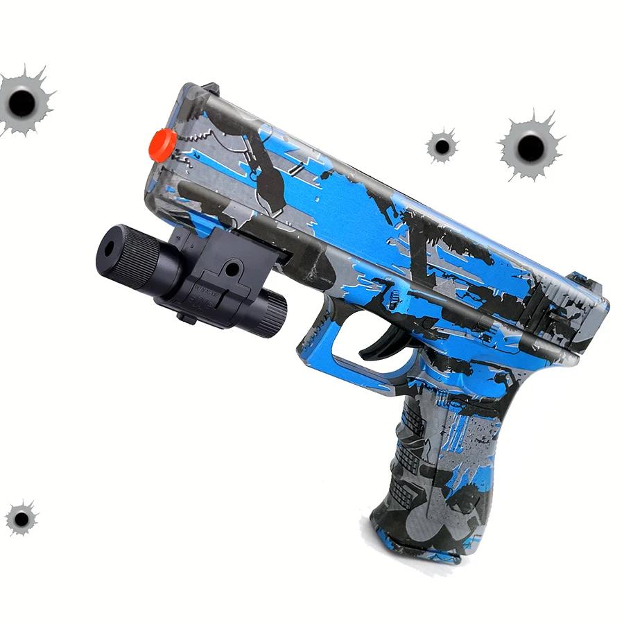 G-17 Ball Blaster Pistol Toys Manual Blaster NO Need Charge Outdoor Shooting Toys Backyard Games Gift