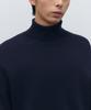 MUSINSA STANDARD Minimal Turtleneck Knit [Navy]