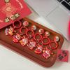 Horse Year The God Of Wealth Keychain Backpack Hanging Decoration New Year Wealth And Happiness Fortune Blessing Gifts