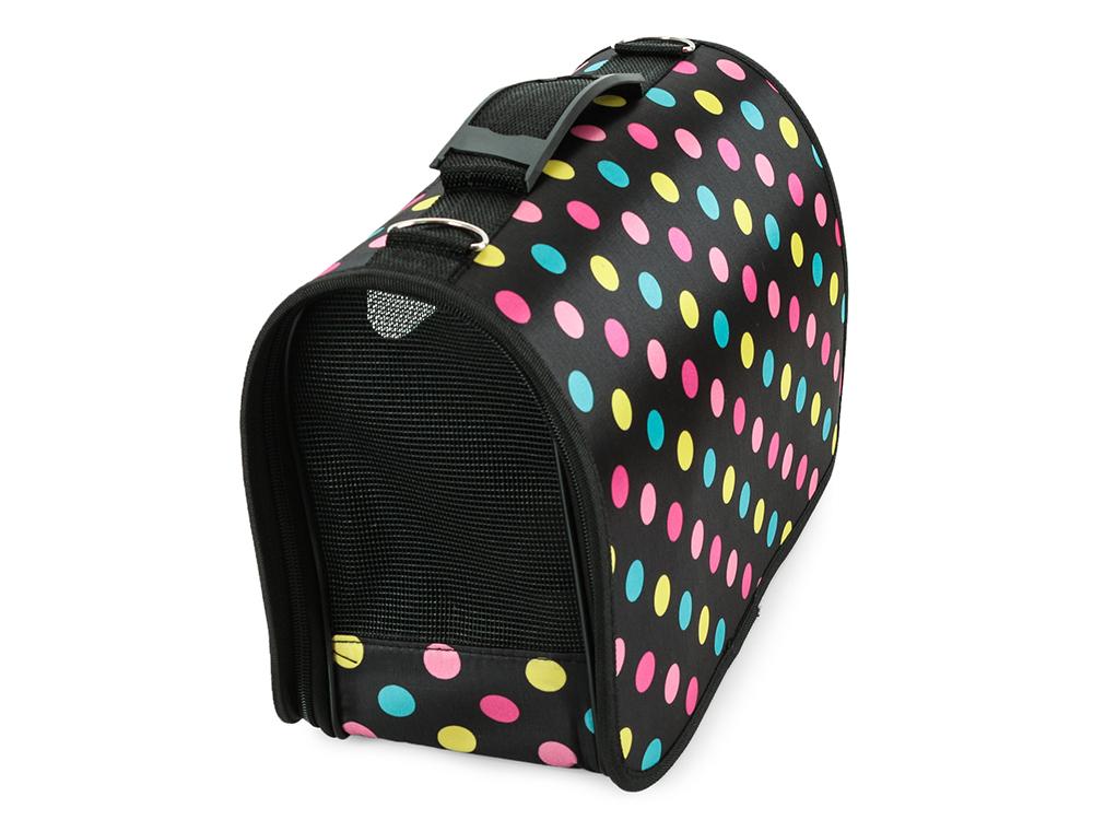Dog Bag Dots Black Dots (75) Gab_A